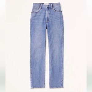 Abercrombie and Fitch The Ankle Straight Ultra High Rise Jeans